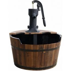 Dispositif D'eau De Jardin Baril En Bois Ubbink -Pas Cher UBBINK Magasin 1008383 3