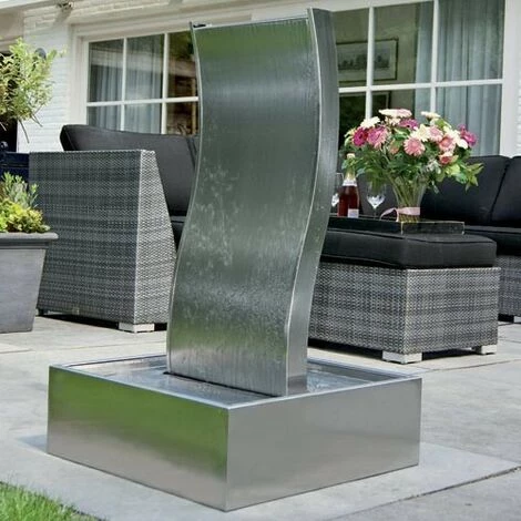 Fontaine De Terrasse Genova Ubbink En Inox Avec Pompe 2 Fontaine De Terrasse Genova Ubbink En Inox Avec Pompe – Image 2