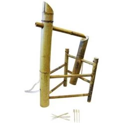 Dispositif D'eau En Bambou Shishi Odoshi 1221602 Ubbink - Brun