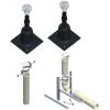 Kit Chemilux Ubbink N01 Entree Murale Noir 110mm