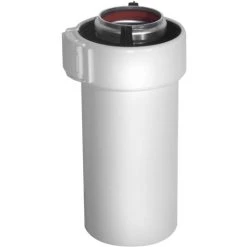 Conduit Ubbink Gaz Alu/pvc 250mm Blanc 80/125