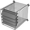 Grille Ubbink A/deflecteur P/terminal Horiz. Inox
