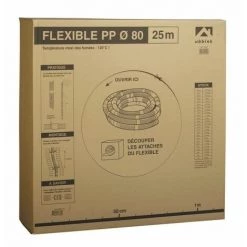 Conduit Ø80 PPTL Flexible (X 50) - UBBINK : 330054