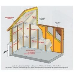 Bande Adhésive Extérieure Multi Usages 60mm X 40m UBBINK 5 Bande Adhésive Extérieure Multi Usages 60mm X 40m UBBINK -Pas Cher UBBINK Magasin 1982749 3