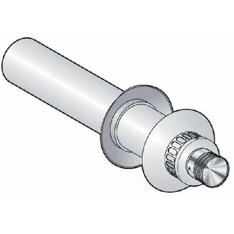 UBBINK Terminal Horizontal Condensation Concentrique PP/PVC Ø60/100 - Gaz/fioul 2 UBBINK Terminal Horizontal Condensation Concentrique PP/PVC Ø60/100 - Gaz/fioul – Image 2