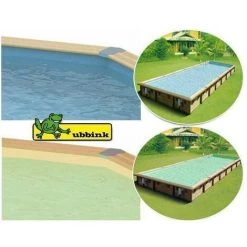 Liner Sable Ou Bleu Pour Piscine Allongée Ubbink - Couleur Liner: Sable - Dimensions Piscine: Octogonale 490 X 300 X 120 Cm