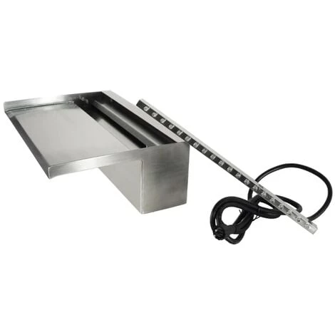 Cascade Niagara LED De Jardin 30 Cm Argenté 1312124 Ubbink 3 Cascade Niagara LED De Jardin 30 Cm Argenté 1312124 Ubbink – Image 3