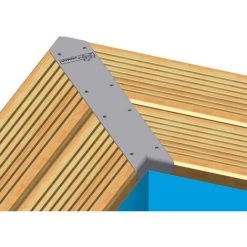 Kit Finition Margelles En Angle Pour Piscine Bois Rectangulaire - Ubbink 6 Kit Finition Margelles En Angle Pour Piscine Bois Rectangulaire - Ubbink -Pas Cher UBBINK Magasin 5507495 3