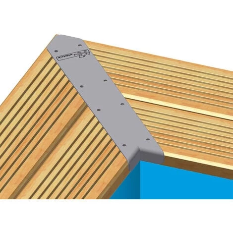 Kit Finition Margelles En Angle Pour Piscine Bois Rectangulaire - Ubbink 3 Kit Finition Margelles En Angle Pour Piscine Bois Rectangulaire - Ubbink – Image 3