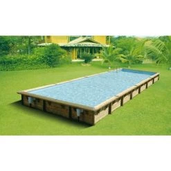 UBBINK Piscine Linéa 1100x500x140 Liner Bleu
