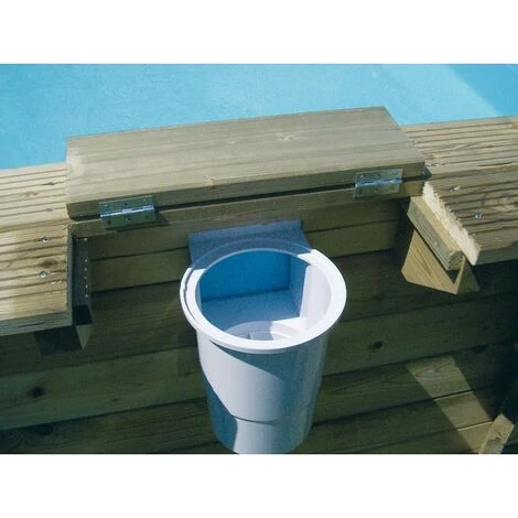 UBBINK Piscine Bois Ocea 860x470x130 Liner Bleu 5 UBBINK Piscine Bois Ocea 860x470x130 Liner Bleu – Image 5