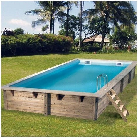 UBBINK Piscine Linéa 650x350x140 Liner Beige 1 UBBINK Piscine Linéa 650x350x140 Liner Beige