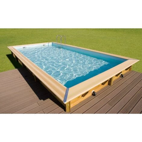 UBBINK Piscine Linéa 650x350x140 Liner Beige 2 UBBINK Piscine Linéa 650x350x140 Liner Beige – Image 2