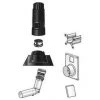 UBBINK Kit Condensation Gaz Et Fioul Renolux C 2 En 1 Diamètre 80125 Mm Avec Terminal Vertical Et Solin Noir - Noir