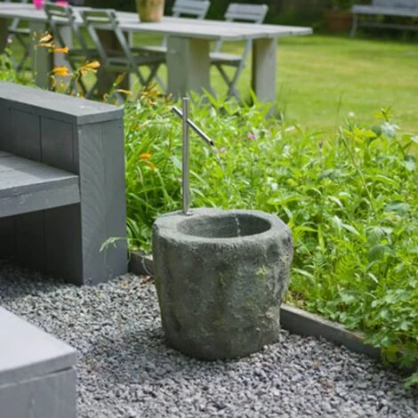 AcquaArte Dispositif D'ornement D'eau Sacramento 1387108 Ubbink - Gris 2 AcquaArte Dispositif D'ornement D'eau Sacramento 1387108 Ubbink - Gris – Image 2