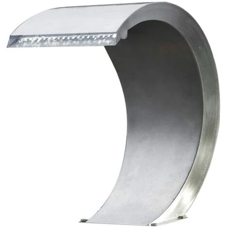 Cascade Mamba Inox Avec éclairage LED Ubbink - Argent 1 Cascade Mamba Inox Avec éclairage LED Ubbink - Argent