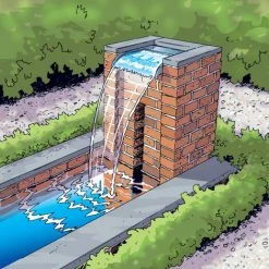 Cascade Lame Nevada 30 Cm Acier Inoxydable Ubbink -Pas Cher UBBINK Magasin 734089 3