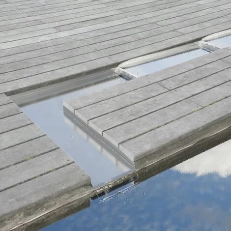 Lame De Cascade Wolga Acier Inoxydable Ruisseau Droit Ubbink 2 Lame De Cascade Wolga Acier Inoxydable Ruisseau Droit Ubbink – Image 2