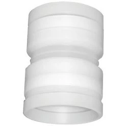 Ubbink 330082 - Adaptateur De Conduit 83 Flexible à 80 - Mâle - PPTL - Blanc